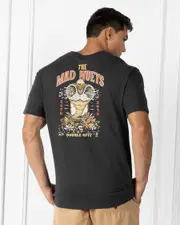 [The Mad Hueys] The Mad Hueys Men's Double Spit T-Shirt in Vintage Black Size Large L Vintage Black