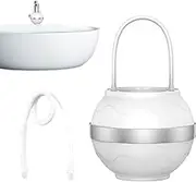 8 Stages Bath Filter Ball, Bathtub Filter, Water Softener Purifier Removes Contaminants Chlorine Fluoride, BPA Free, Bath Water Filter for Healthier Skin Hair