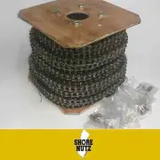 #41 (41-1) Roller Chain 100FT REEL W/10 Master Links 41R GO KART CART 1/2" PITCH
