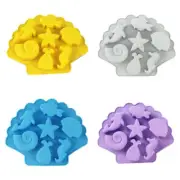 Small Marine Life Shape Silicone Mold Cartoon Chocolate Gum Paste Mould