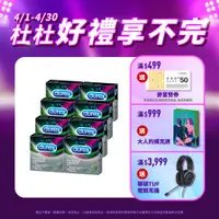 在飛比找PChome24h購物優惠-【Durex杜蕾斯】飆風碼衛生套3入x8盒(共24入)