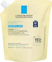 La Roche-Posay Body Cleanser Oil Refill Pouch 400ml, Eco Pack, Lipikar AP+ Cleansing Huile Lavante, For Adults, Children & Babies