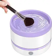 Makeup Brush Cleaner Machine - Cleaning Makeup Brushes | Electric Makeup Spinner Brush | Type-c Rechargeable Beauty Cosmetic Tool Washer for Foundation, Concealer, Blush, Applicators