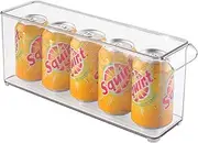 InterDesign Refrigerator and Freezer Storage Organizer Bin for Kitchen, 4" x 6" x 14.5", Clear
