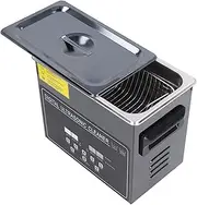 3L Ultrasonic Cleaner Degassing Variable Wave with Timer + Temp Control, Stainless Steel Tank, Sweep Frequency, for Electronics, Lab Supplies, Auto Parts (AU Plug)