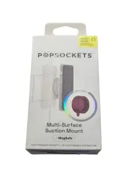 D2-N PopSockets Magnetic Suction Phone Mount w/ MagSafe -Metallic Red Wine