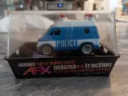 Aurora AFX Magna traction NO.1946 POLICE VAN slot car NOS BANDED.