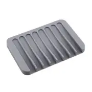 Soap Holder Self Draining Silicone Holder for Bar Soap Waterfall Drainer