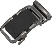 [Fiocias] Men's Belt Buckle for Leather Belt, Automatic Sliding Belt Buckle