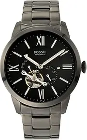 [FOSSIL] TOWNSMAN ME3172 Men's Wristwatch, Gray, Dial color - black, Wristwatch, No need to change batteries, gift