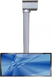 Electric TV Lift - Motorized Riser Mount with Remote Control, Fits 26-70 Inch LED Screen TVs, TV Wall Mount, Motorized Ceiling Mount, 90° Flip Up, Adjustable Ceiling TV Mount Bracket(50cm)