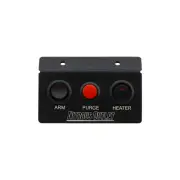 Nitrous Outlet Universal 3 Button Switch Panel - System Arm/Purge/Bottle Heater