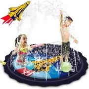 Ultimate Water Fun Combo: 67" Splash Pad, Sprinkler, and Water Slide for Kids