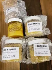 4PK Queens Botany Mango Body Scrub 100% Pure and Natural Exfoliator NEW 10 oz