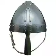Medieval 18 Gauge Steel Larp Re-enactment armour Norman Nasal Helm Knight Helmet