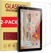 2X Premium Tempered Glass Guard Screen Protector Saver For Amazon Fire HD Tablet