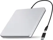 NOLYTH CD ROM External Drive DVD Player for Laptop, Slot-In CD DVD Drive Externa
