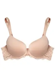 Simone PÉRÈLE Caresse Blush 3D Spacer Contour bra - Nude - 32F 32F