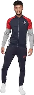 [Crosshatch] Mens Brayden Tracksuit (UK Size: L) (Navy)