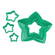 Avanti Star Christmas Tree Cookie Cutter Set, 10 Piece