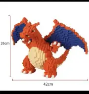 Fire Dragon Building Block Set, 4500 Pieces, Age 14+