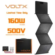 Solar Panel Kit 12V Mono Fixed Home Caravan Camping Power Battery Charging 160W