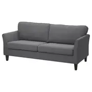 EKHOLMA 3-seat sofa, Hakebo dark grey