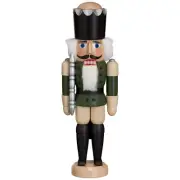 Green Konig Esche Lasiert 29cm - King Nutcracker