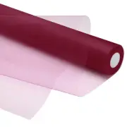 Tulle Fabric Rolls, 24 Inch by 50 Yards Fabric Spool Tulle, Burgundy