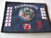 USS PAMPANITO 73 4" MILITARY PATCH IRON ON FREE SHIP LOWEST PRICE ON EBAY
