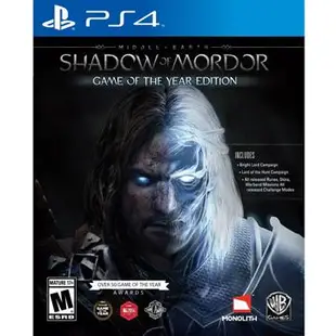 PS4《中土世界：魔多之影 年度完整版 Middle Earth》英文美版