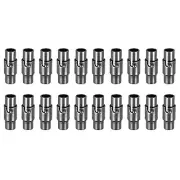 Leather Cord End Clasp, 20Pcs 4mm Hole Clasps Jewelry Making, Black