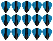 5 New Sets Harrows Retina X Kite Dart Flights – Ships w/ Tracking - Aqua