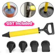 1-2X Caulking Gun Pump Grouting Mortar Grout Filling Tools Set With 4 Nozzles AU