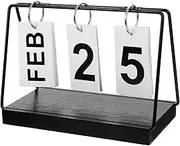 HONMEET Wooden Countdown Calendar Perpetual Desk Calendar Adornment for Home Office Stylish Day Countdown Calendar for Special Occasions and Celebrations