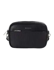 [Mocha] Tessa Crossbody Bag in Black