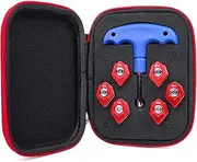 [Gofotu] 1 Set Golf Weight Tool Kit Fit Cobra SZ Speedzone Driver Red 6g,8g,10g,12g,14g,16g+Wrench+case