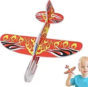 JIEBWCHA Foam Glider Planes for Kids - Foam Plane Glider - Aircraft Building Model Portable Toy for Summer Park Classroom Party Backyard Beach Indoor Fun Play Outdoor