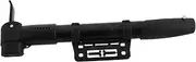 EXAOMBLE Portable Tire Pump Bicycle Tire Pump Bike Accessory Portable Mini Inflator Bike Supply Metal Black