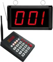 Wireless Queue Calling System Take A Number System Waiting Number Pager Custo...