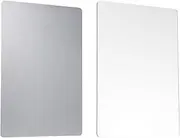 zolyet Standard Cutting Pads 1 Polycarbonate Plastic Plate+ 1 Metal Plate for Embossing 22x15cm/8.6x5.9in Suitable for A5 Die Cutting and Embossing for Embossing Crafting Multicolor