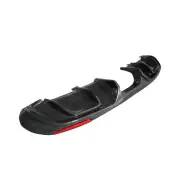 For Alfa Romeo Giulia 17-21 Carbon Fiber Rear Bumper Diffuser Spoiler Refit Trim (for: Alfa Romeo)