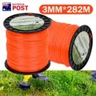 1/2PCS Orange Trimmer Line Whipper Snipper Cord 282M 3mm Professional Heavy Duty