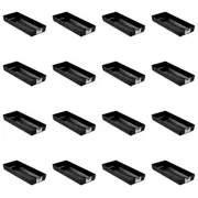 16x Boxsweden Drawer Organiser Tray Storage Container Rectangle 38x15cm Assorted