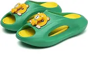 [SECHRITE] Kids Slides Boys Girls Toddler Cartoon Cloud Slides Open Toe Sandals Cushioned Thick Sole Beach Pool Shower Shoes - Toddler/Little Kid