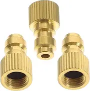 Happyyami 3Pcs Air Pump Connector Durable Metal Adapter for High Pressure Pumps Practical Adapter for Tire Inflators and Accessories