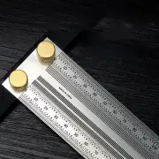 1pc High-precision T Type Square Ruler Woodworking Aluminum Alloy Scriber To-b