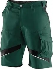 [KÜBLER Workwear] KÜBLER ACTIVIQ Work Shorts, Green, Size 58, Men's Blended Work Shorts, Lightweight Work Shorts