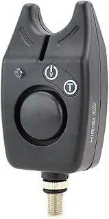 Generic Carp Fishing Bite Sound Alert with Jack Fishing Bite Sound Alarm Alert Bell Clip Electronic Fishing Bite Sound Alarm for Daytime Night Carp Fishing Outdoor