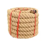 Hemp Rope - 2 in X 50 Ft Jute Rope Thick Rope Tug of War Rope Twine Rope Hemp...